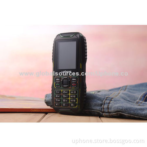Quadband phone, waterproof IP67, military phone w/2.0"/MTK6250/64MB+64MB/0.3MP/Quadband/big battery